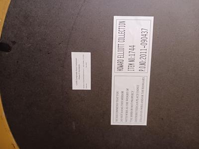 37" MIRROR WITH METAL FRAME