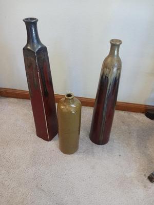 DECORATIVE BOTTLE VASES