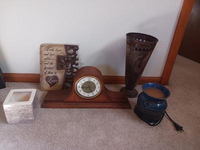 MANTEL CLOCK AND HOME DECOR