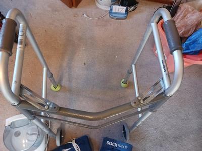 SOCK SLIDER, GUARDIAN WALKER, HEATING PAD, AND HUMIDIFIER