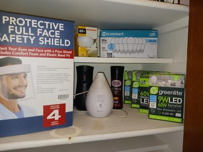 LIGHT BULBS, FACE MASK AND MORE!