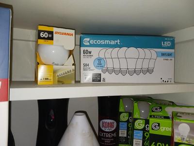 LIGHT BULBS, FACE MASK AND MORE!