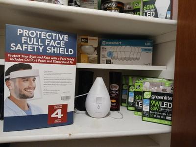 LIGHT BULBS, FACE MASK AND MORE!