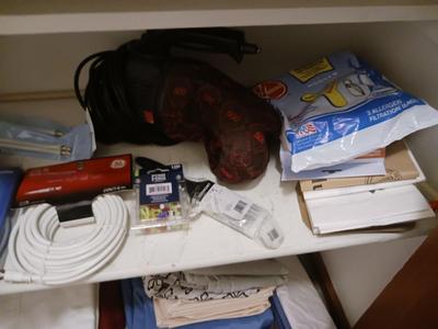 HAND HELD DIRT DEVIL VACUUM, HOT GLUE GUN, AUDIO VIDEO CABLES AND MORE!