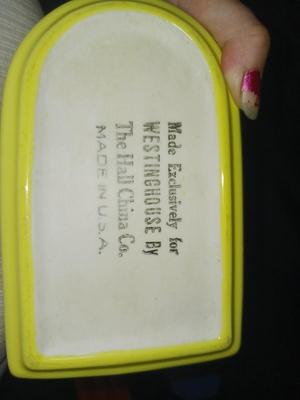 VTG HALL CHINA WESTINGHOUSE REFRIGERATOR DISHES