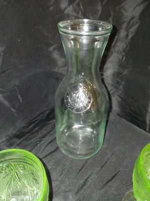 WINE JUG W/ TIARA GLASS GOBLETS