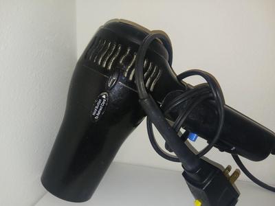 TWO CONAIR CURLING IRON, BLOW DRYER AND BRUSH