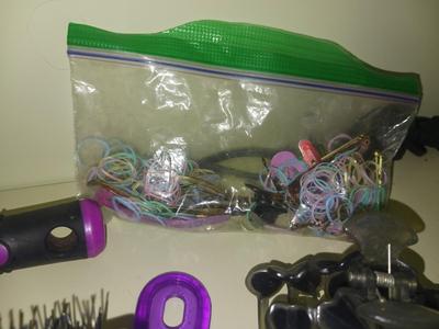 TWO CON AIR BRUSHES, HAIR STRAIGHTENER AND MORE