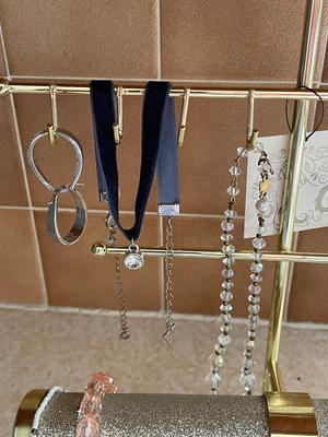 JEWELRY ORGANIZER AND SOME COSTUME JEWELRY
