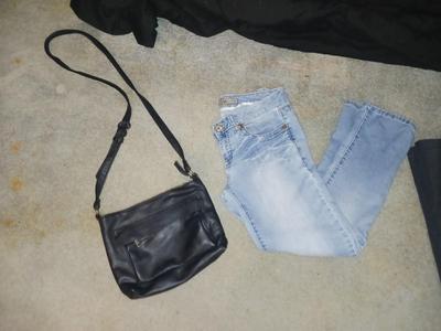 WOMENS JEANS AND PURSES