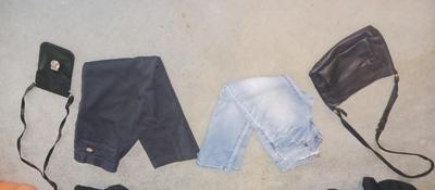 WOMENS JEANS AND PURSES