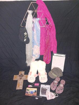 BUNNY SLIPPERS, MASKS, FLIP FLOPS AND WHAT NOT