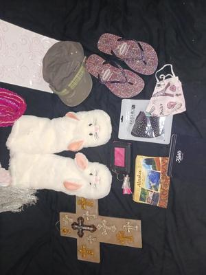 BUNNY SLIPPERS, MASKS, FLIP FLOPS AND WHAT NOT