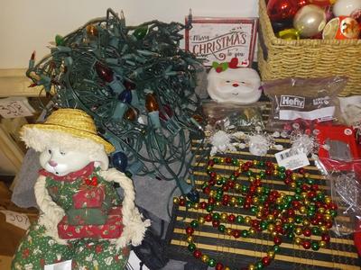 CHRISTMAS DECORATIONS, ORNAMENTS, STOCKINGS, LIGHTS AND MORE
