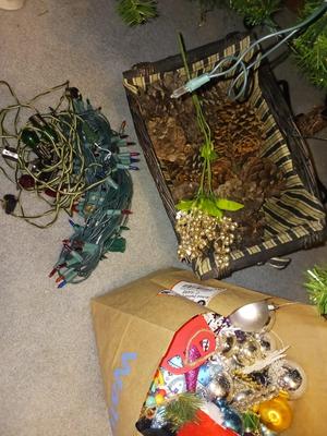 CHRISTMAS TREE, LIGHTS, ORNAMENTS, HOME DECOR, AND MUCH MORE