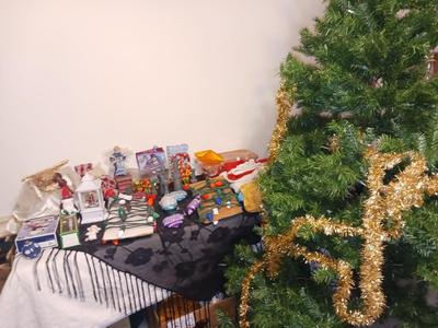 CHRISTMAS TREE, LIGHTS, ORNAMENTS, HOME DECOR, AND MUCH MORE