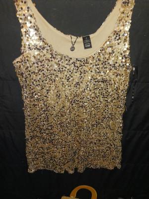SEQUIN DRESS, THREE BLACK PURSES AND A WOVEN PURSE