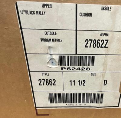 Chippewa Black Boots size 11.5 D