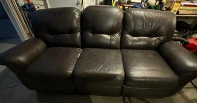 Brown Reclining Couch