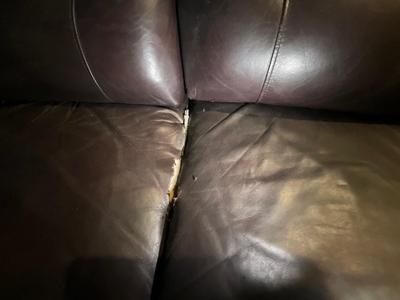 Brown Reclining Couch
