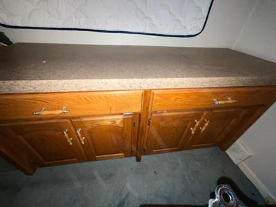 Cabinets with counter top