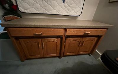Cabinets with counter top