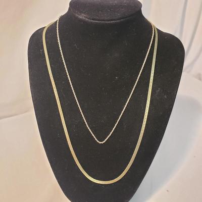 Eleven Classic Silver & Gold Chains, incl. 14K & 925 (ST-KD)