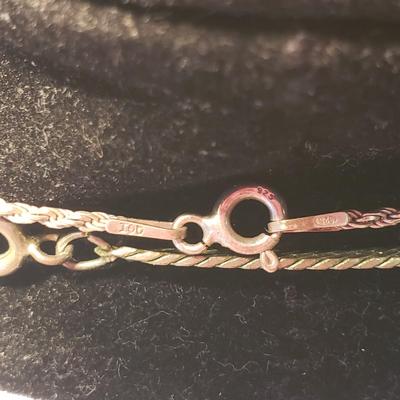Eleven Classic Silver & Gold Chains, incl. 14K & 925 (ST-KD)