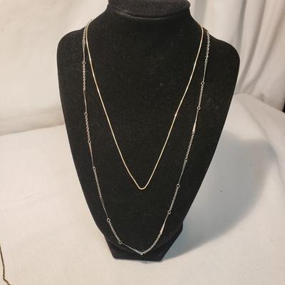 Eleven Classic Silver & Gold Chains, incl. 14K & 925 (ST-KD)