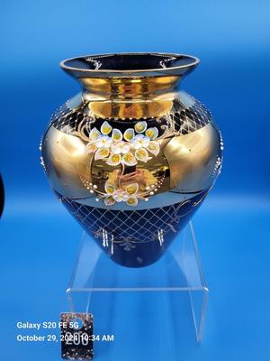 Bohemian Czech Art Glass Vase