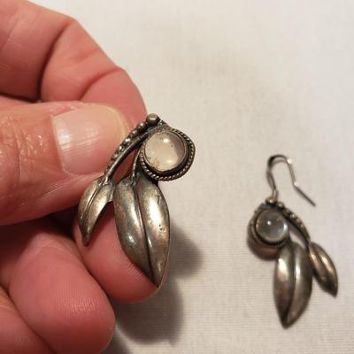 Forty Pairs of Gold and Silver Toned Pierced Earrings W/ Sterling (ST-KD)