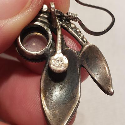 Forty Pairs of Gold and Silver Toned Pierced Earrings W/ Sterling (ST-KD)