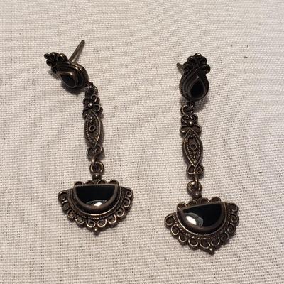 Forty Pairs of Gold and Silver Toned Pierced Earrings W/ Sterling (ST-KD)