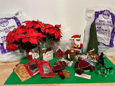 Christmas decorating items