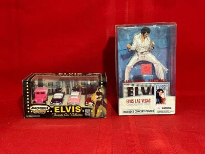 MATCHBOX ELVIS FAVORITE CARS AND ELVIS FIGURE