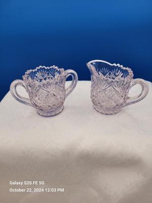 Amethyst Mini Sugar and Creamer