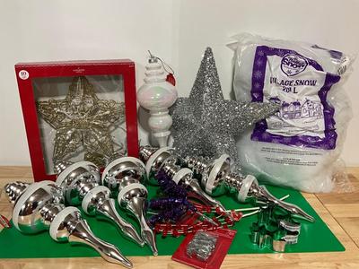Christmas Silver decorations Plus