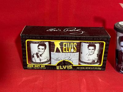 ELVIS MUGS, CUP AND TY BEANIE BABIES
