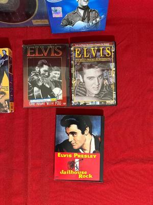 ELVIS PRESLEY MUSIC ON CASSETTES, CD AND 45 RECORD