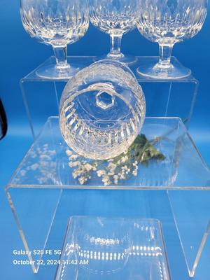 6 Crystal Brandy Snifters