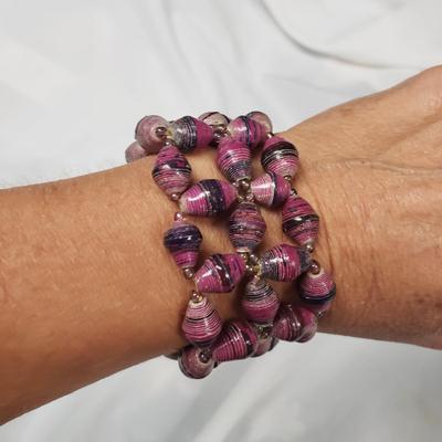 21 Piece Collection of Stone/Beads, Sterling Necklaces & Bracelets (ST-KD)