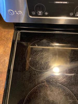 LG ELECTRIC DOUBLE OVEN RANGE