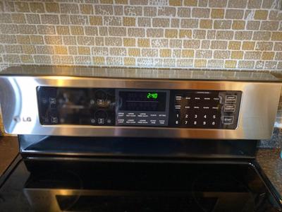 LG ELECTRIC DOUBLE OVEN RANGE