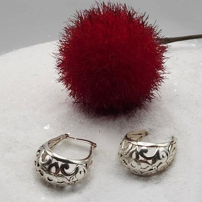 925 Filigree earrings