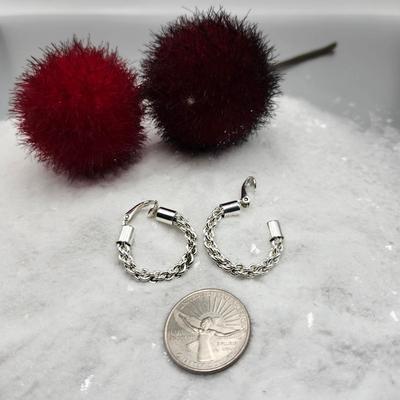Chain Link clip earrings