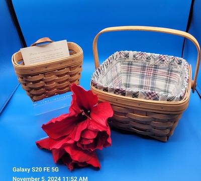 2 Longaberger Baskets