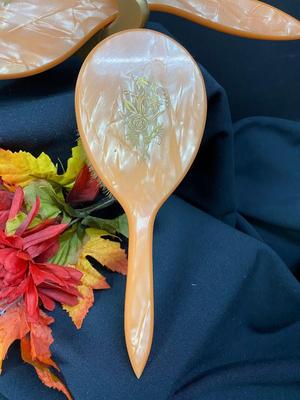 Vintage Brush and Mirror Set