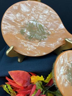 Vintage Brush and Mirror Set