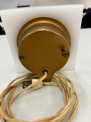 Vintage Clock with brass bezel and brass hands