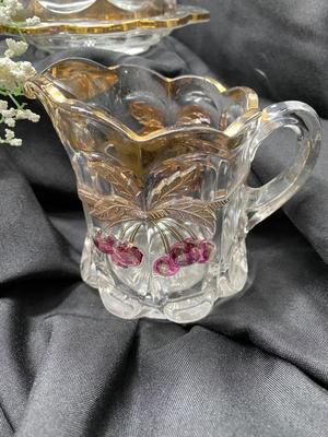 Antique Mosser Glass Buffet Set
